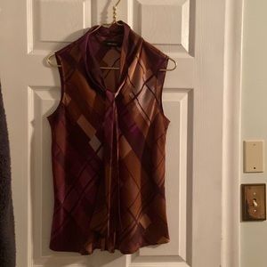 Multi color  sleeveless blouse